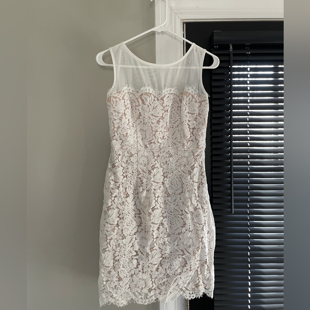 Lulus white midi dress